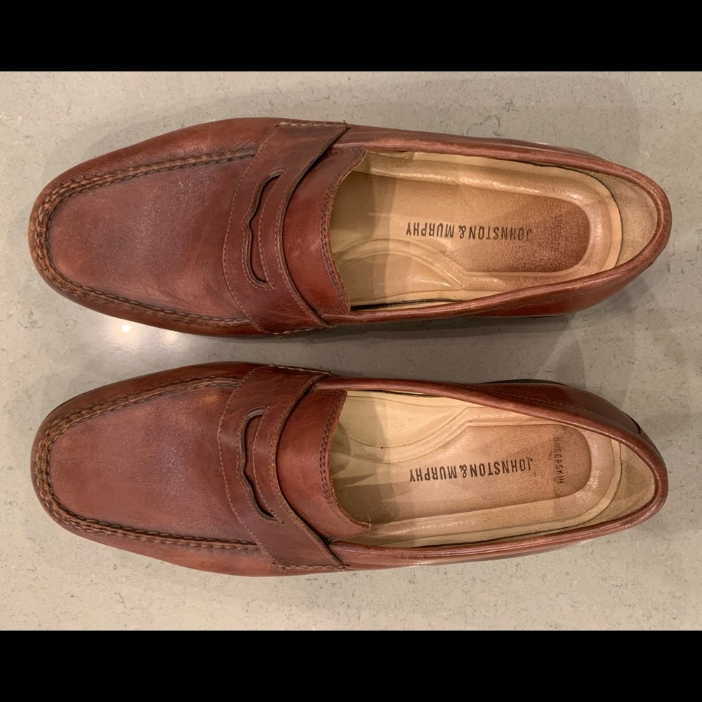 Johnson and Murphy Halstead Penny loafers